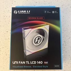 Lian Li TL LCD Reverse Fluid Dynamic Bearing 140mm Case Fan 