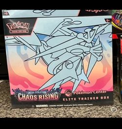 Chaos rising etb Pokemon center