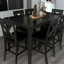 Wooden Farmhouse Dining Table
