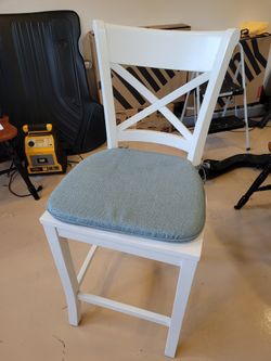 4 X Crate And Barrel X Back Island Stools
