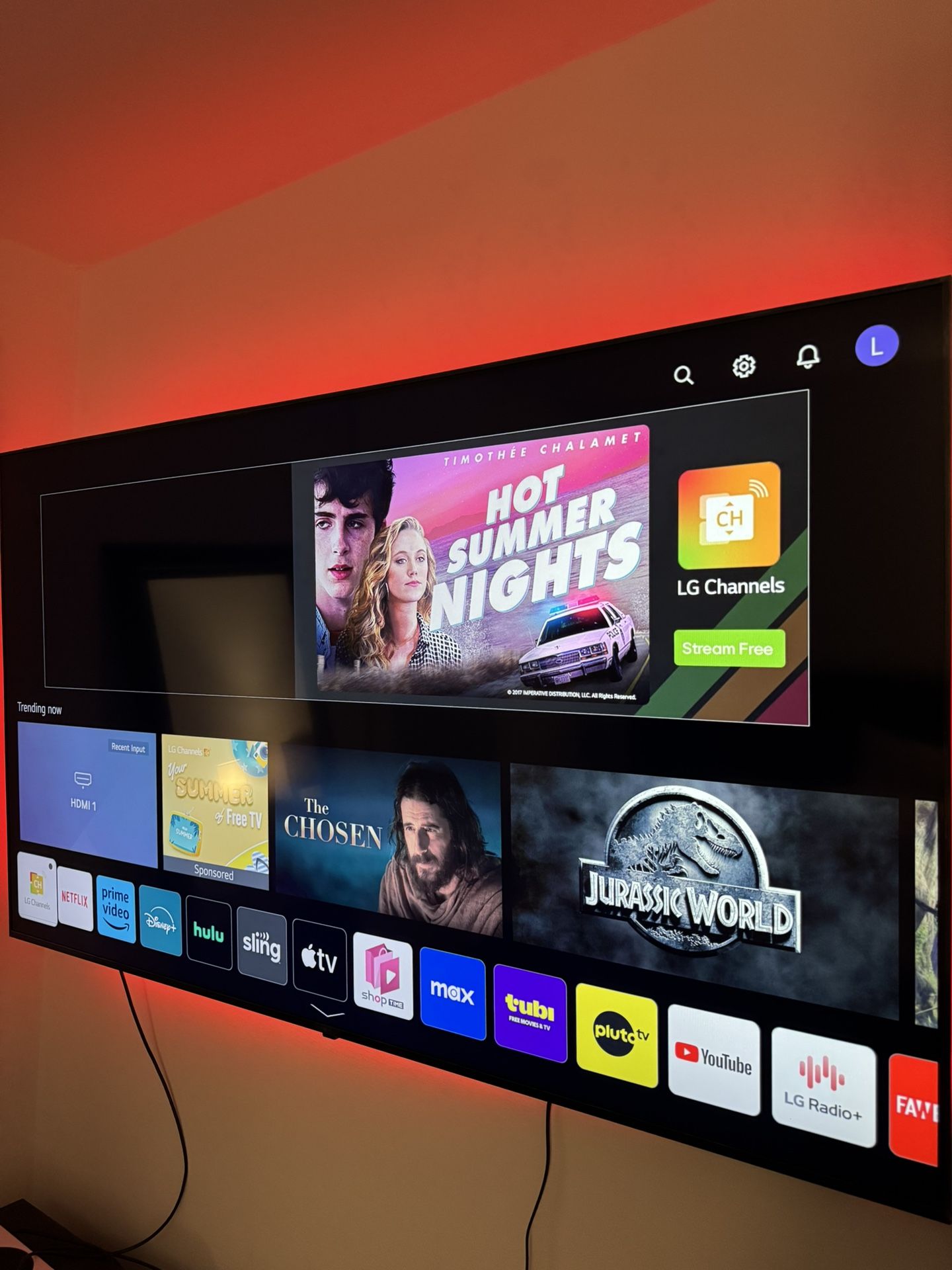70 IN LG TV