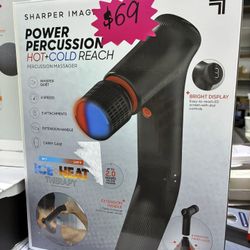 Sharper Image Power Percussion Hot+Cold Reach Massager