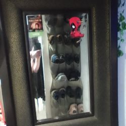 Gorgeous solid wood heavy wall mirror 