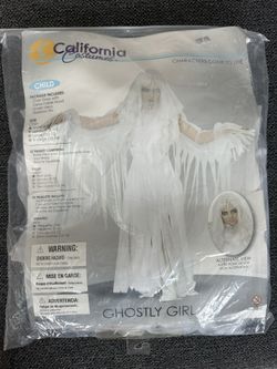 Ghostly Girl Size Small Kids Halloween Costume