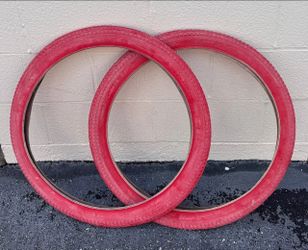 Kenda K927 Komfort 26x2.125 Red Bicycle Tires Pair Set of 2 New