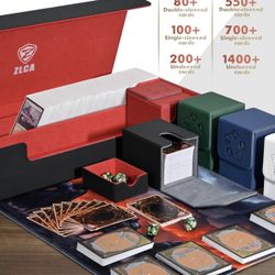Commander deck Boxes Case Organizer For TCG (Pokemon, Magic The gathering, Yu-gi-oh!)