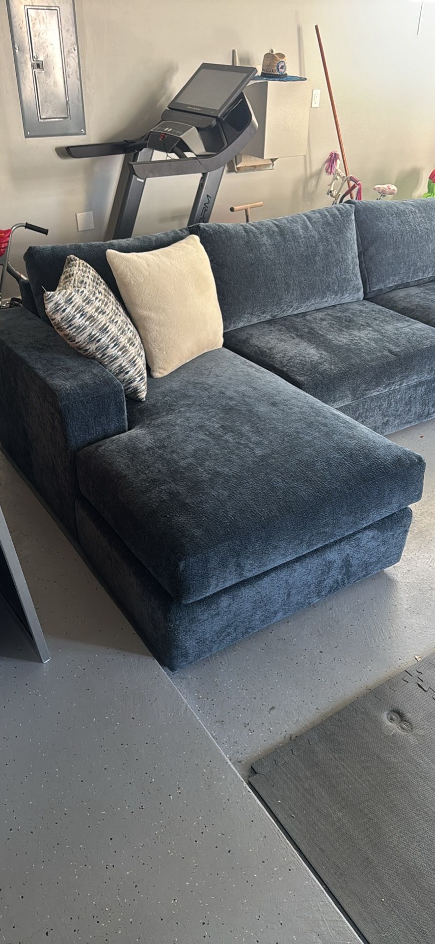 Blue Sectional Sofa