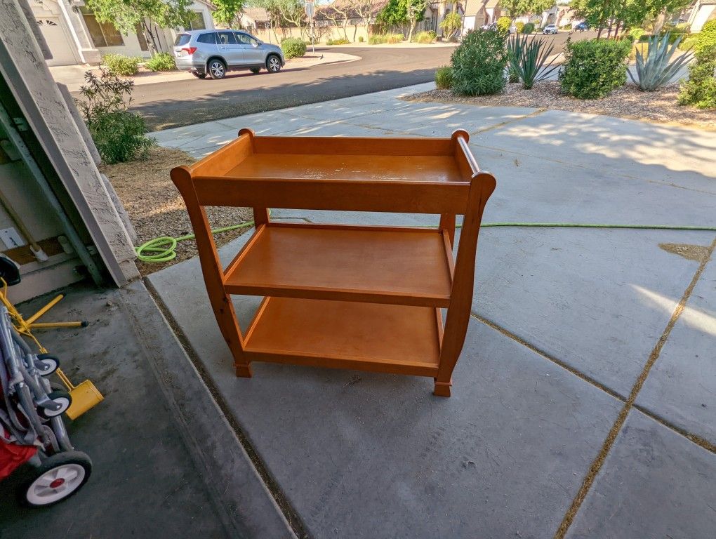 Wood Changing Table