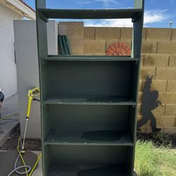 Free wood shelving unit