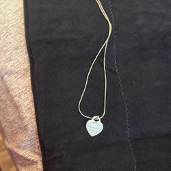 Cute Tiffany Pendant 925 Sterling Silver 