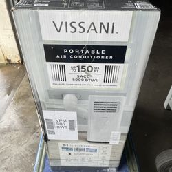 5,000 BTU 115-Volt Portable Air Conditioner for 150 sq. ft. Rooms with Dehumidifier and Remote in Wh