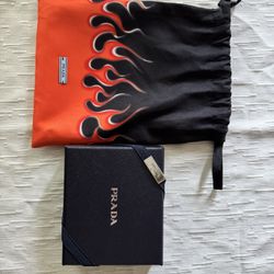 Saffiano Prada Leather Card Holder