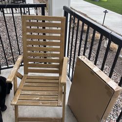 2 IKEA NÄMMARÖ chairs (1 used & Unused)