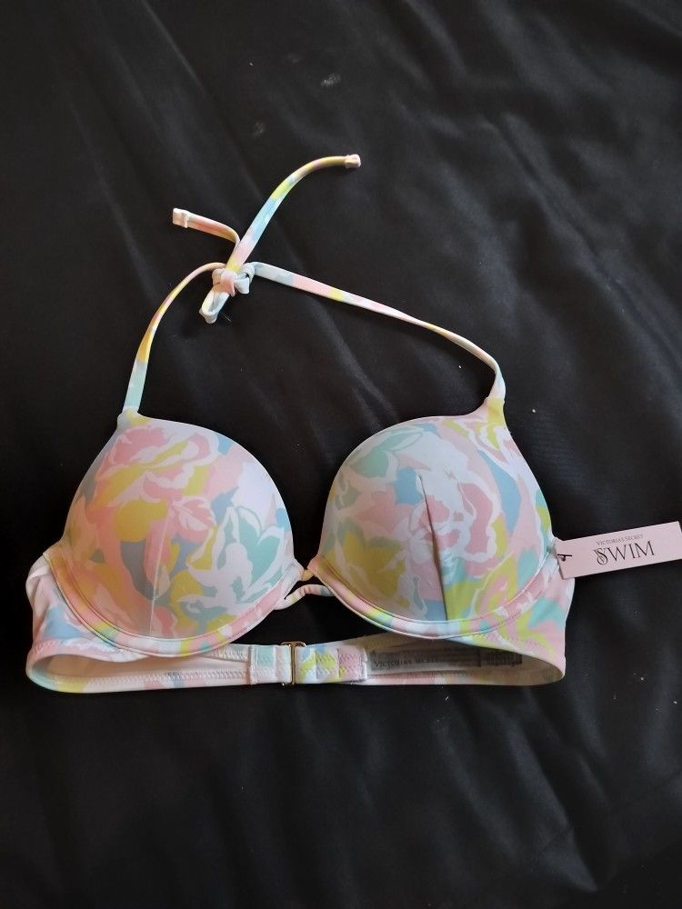 VICTORIA'S SECRET SWIM
Essential Bombshell Add-2-Cups Push-Up Bikini Top, 34B