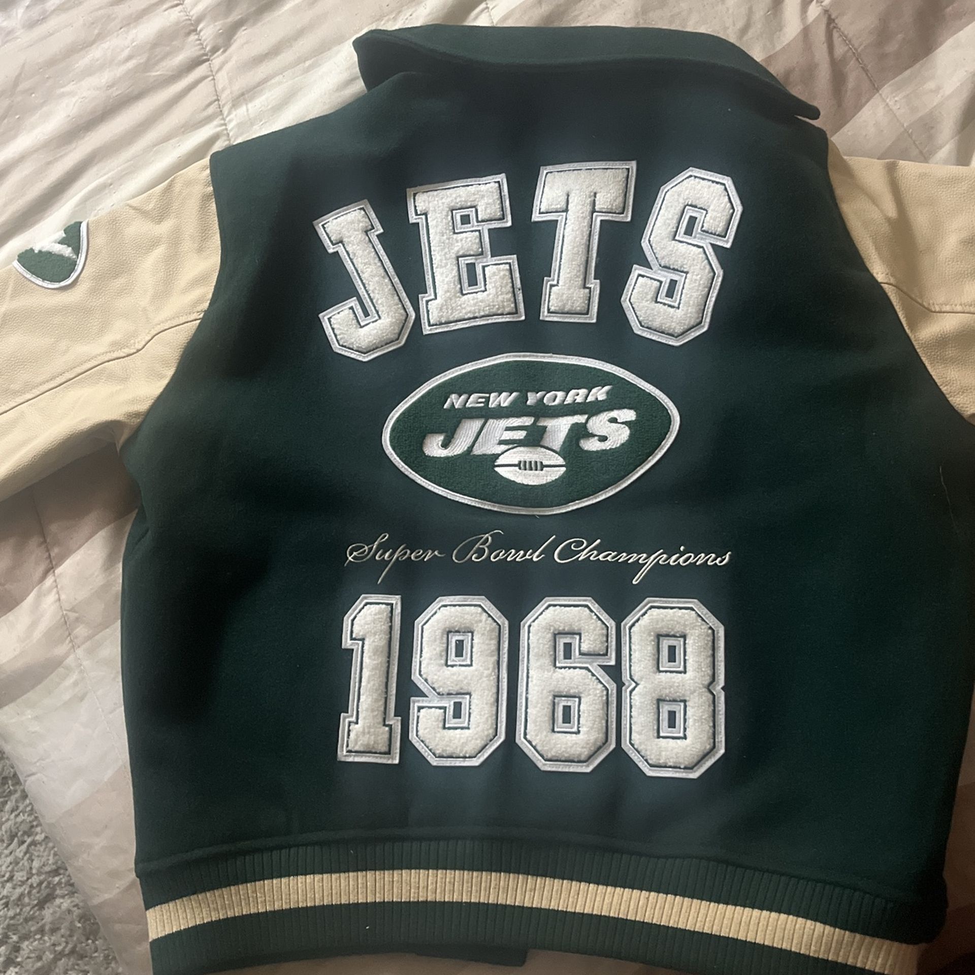 Jets Bomber Varsity Jacket