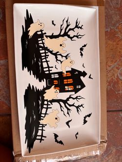 New Celebrate Haunted ceramic tray