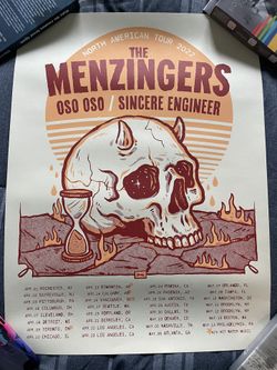 The Menzingers 2022 Tour Poster