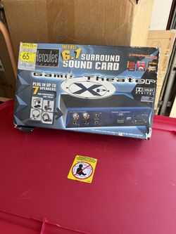 Hercules Game Theater XP PCI Audio Interface USB MIDI Digital Audio 6 Channels