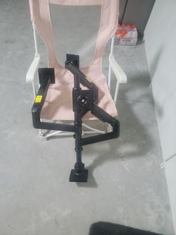 VIVO Pneumatic Triple Ultrawide Monitor Extra Tall Desk Mount (STAND-V300D)