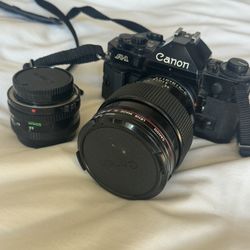 Canon A1 + Canon FD 85mm f/1.2 L