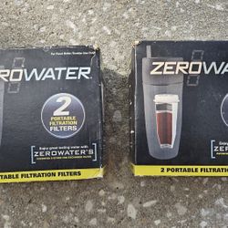 New Zero Water Filters. 4 Filters Total.