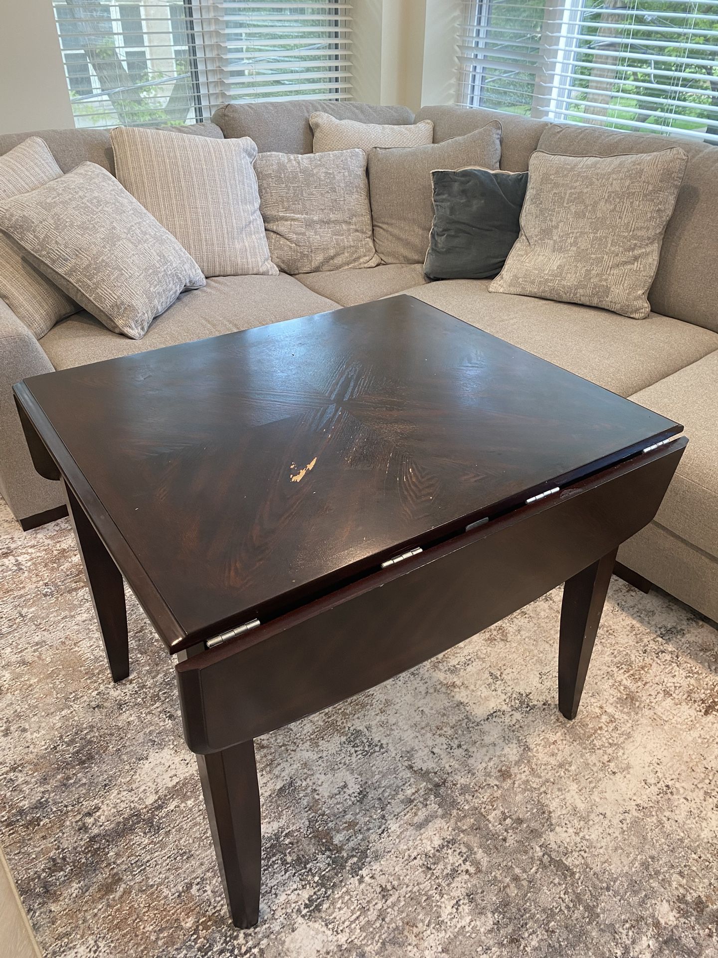 Wood Extendable Dining Table