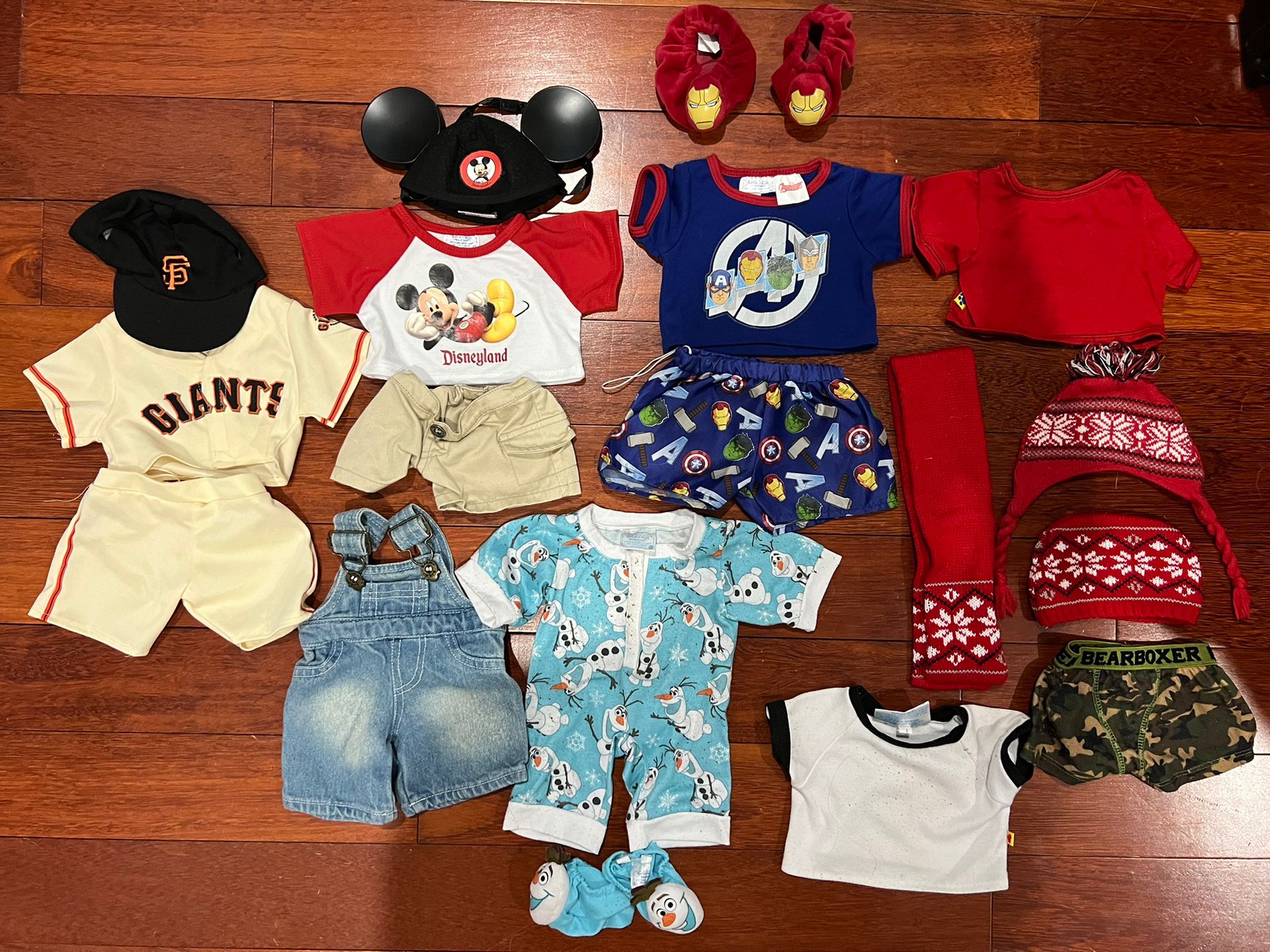 Assorted Lot Build A Bear Clothes Outfits