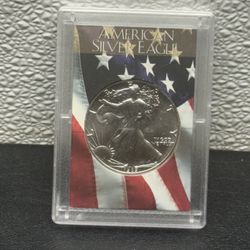 1989- American Eagle BU Silver 1 oz Coin In Capsule