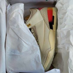 Jordan 3 Retro “Medellin Sunset” Size(10M). DS(New). $500. Cash Firm. Or DS Trades Only. 
