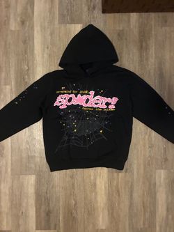 Black and pink spider hoodie