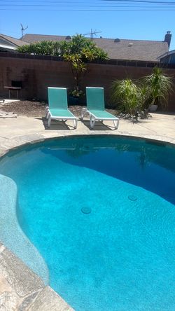 Outdoor lounge chairs