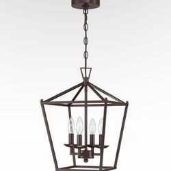 4 Light Birdcage Light Pendent