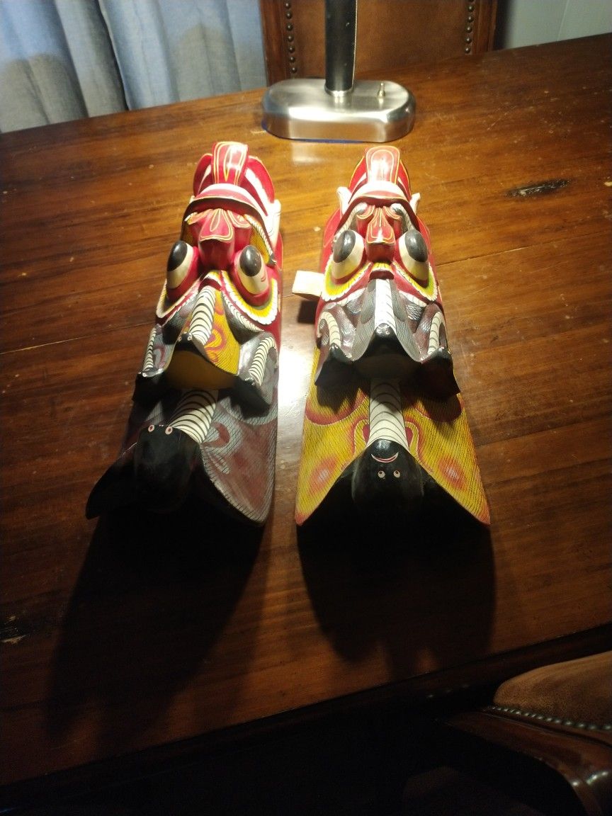 Indian Art Work, Sell As Pair 