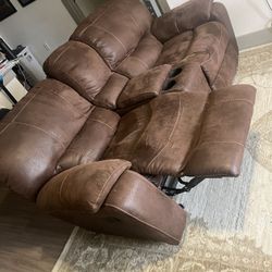 Recliner And rocker couch