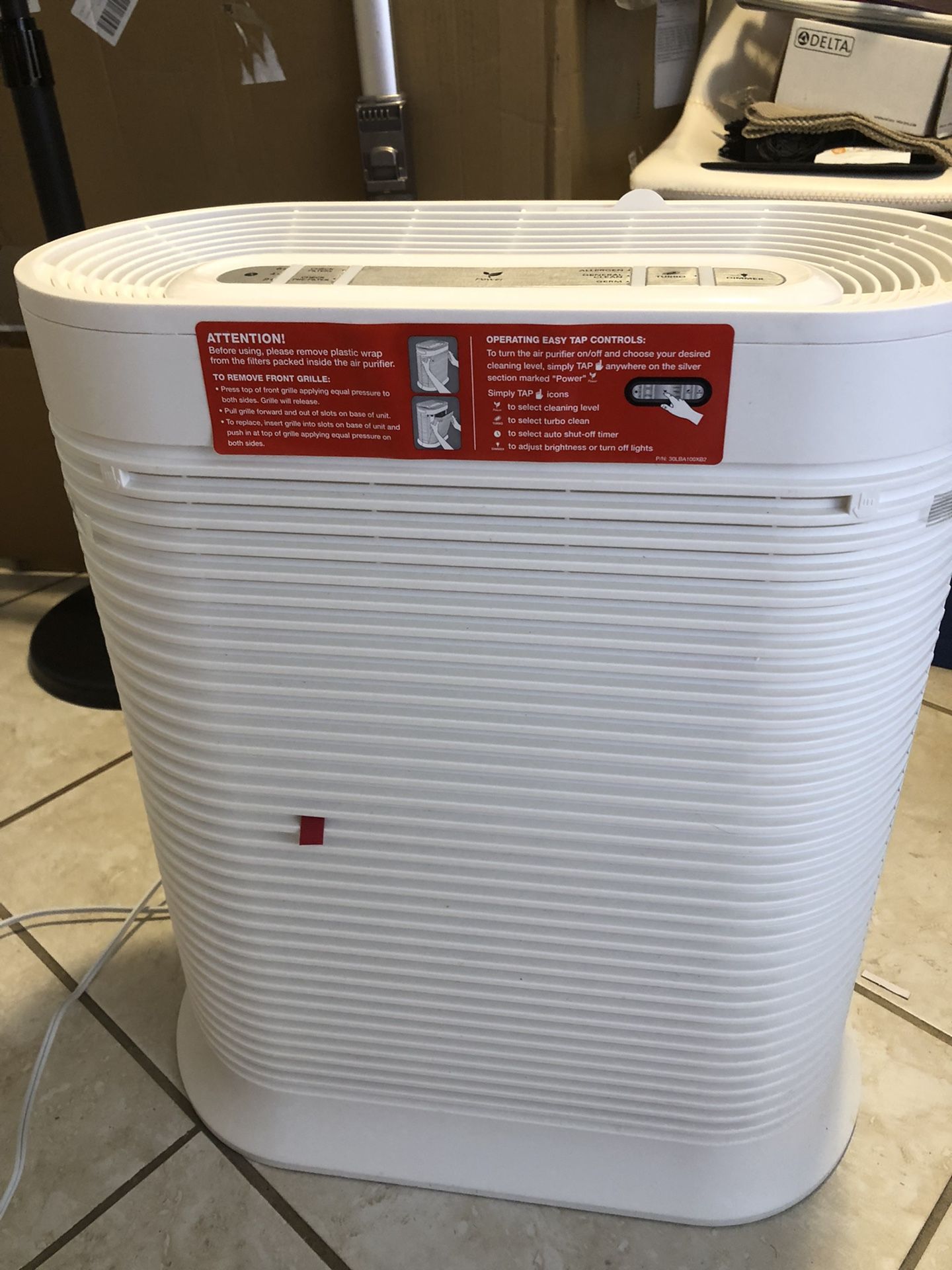 New Honeywell True HEPA Allergen Air Purifier, Extra-Large Room,