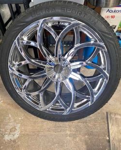 24in chrome rims