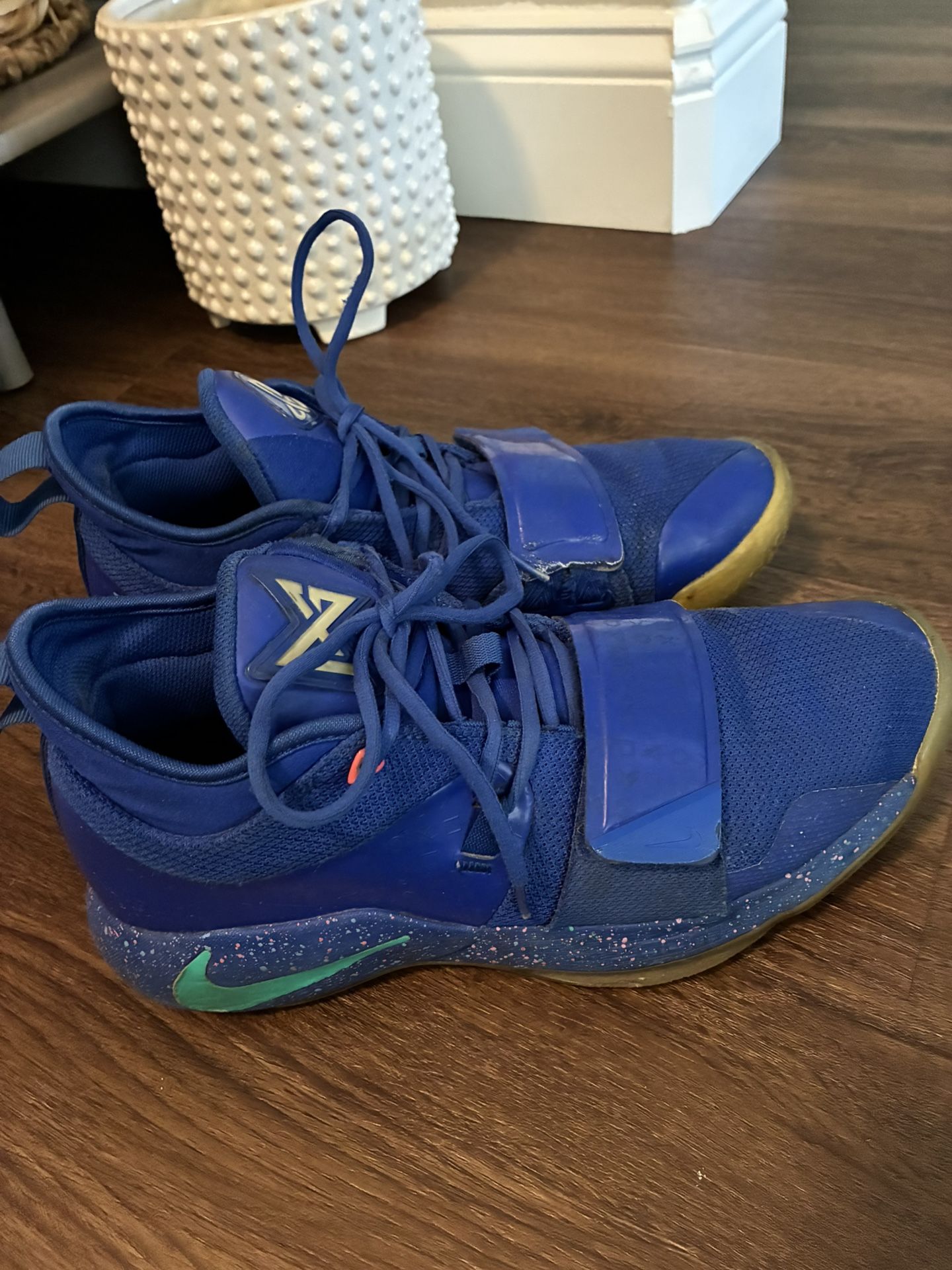 Nike X PlayStation PG 2.5 BQ8388-900 Royal Sneakers Men's US 10 Pre-owned Fair