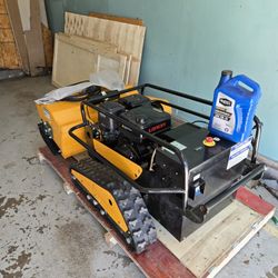 Robotic Remote Control Lawnmower - 15hp Gas Engine