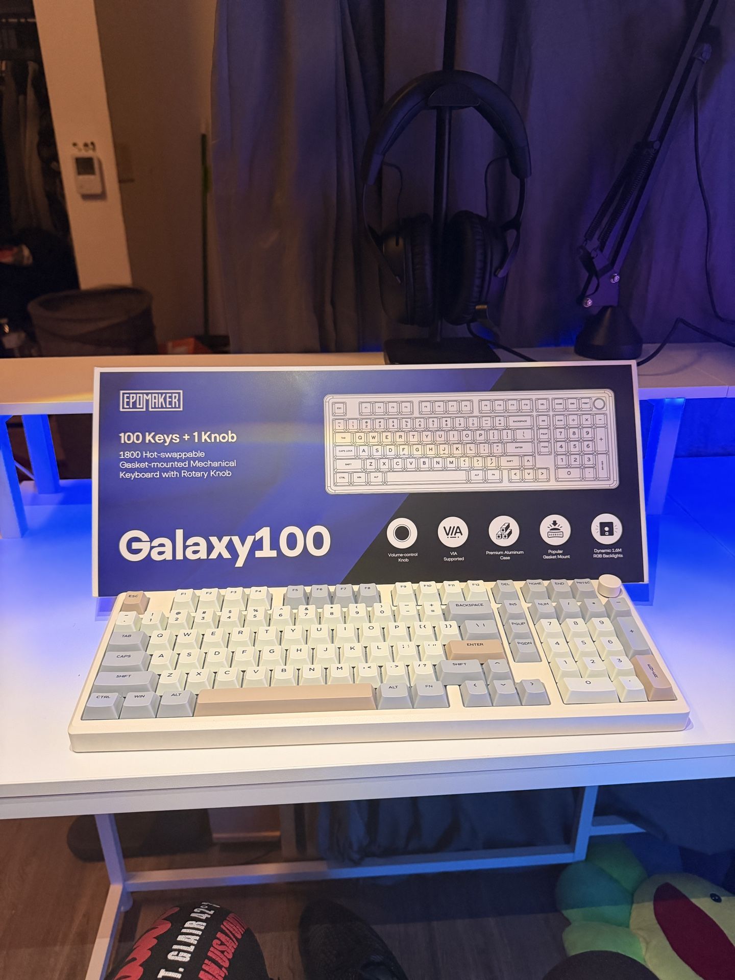 Brand New EPOMAKER Galaxy100% keyboard