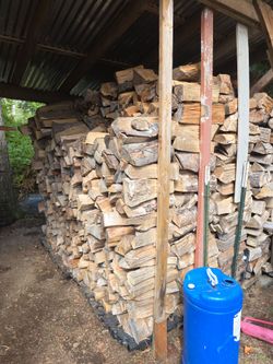 Dry fire wood