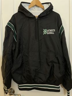 Men’s Vintage Dartmouth Baseball Pullover Jacket / Size XL