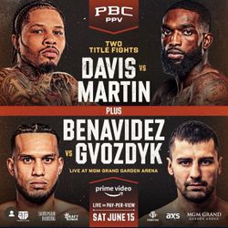 PBC Fight Night June 15 Gervonta Davis Vs Frank Martin Tickets Sec 9 Row D Seat 5