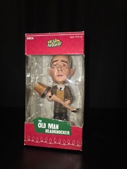 NECA A Christmas Story Old Man Head Knocker Bobblehead w Box