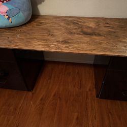 DIY File Cabinet Desk