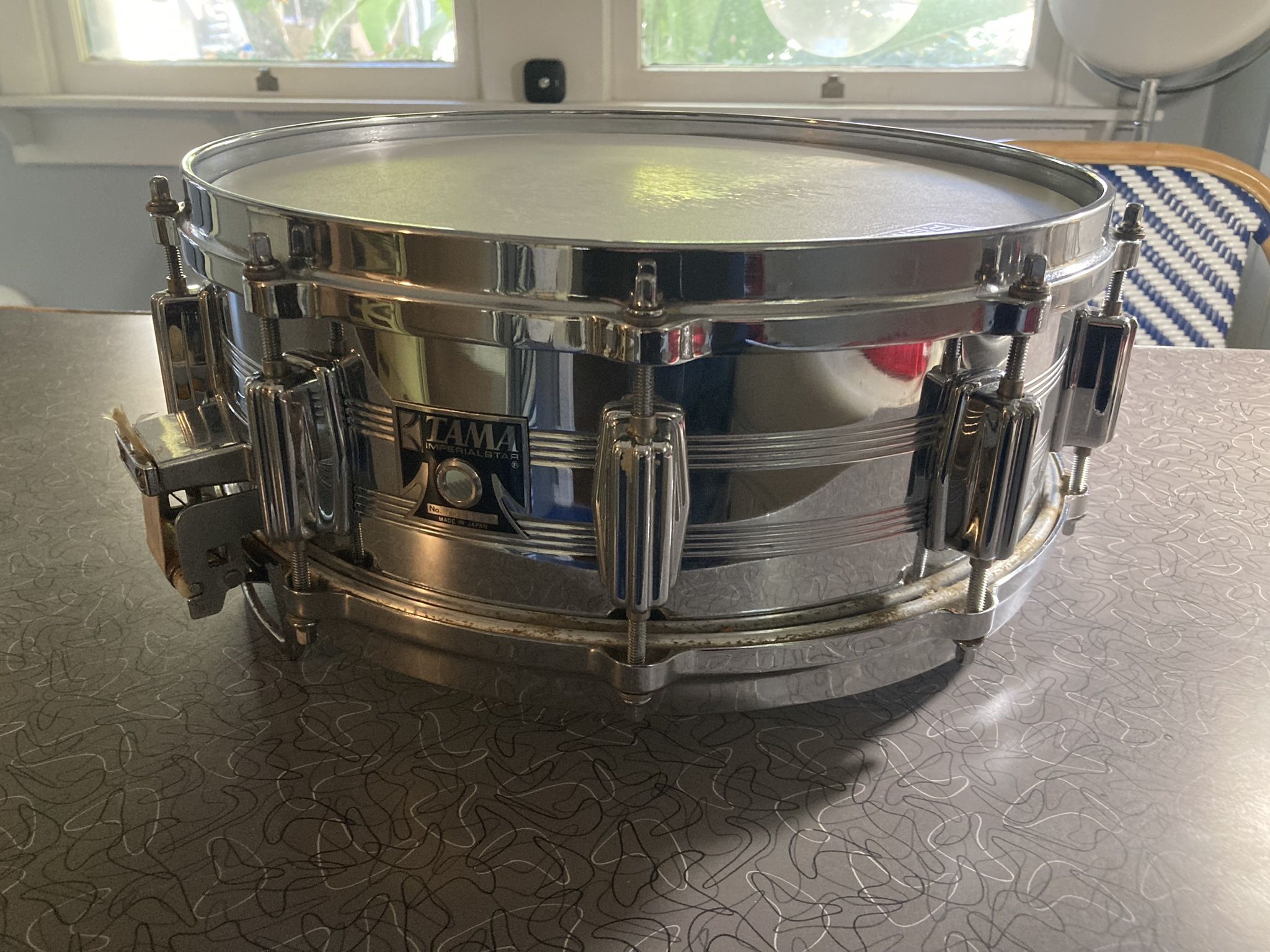 Tama Imperialstar Mastercraft 14x5 Snare Drum 1980s Vintage 