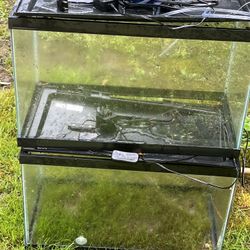 2-10 Gallon Aquariums, 