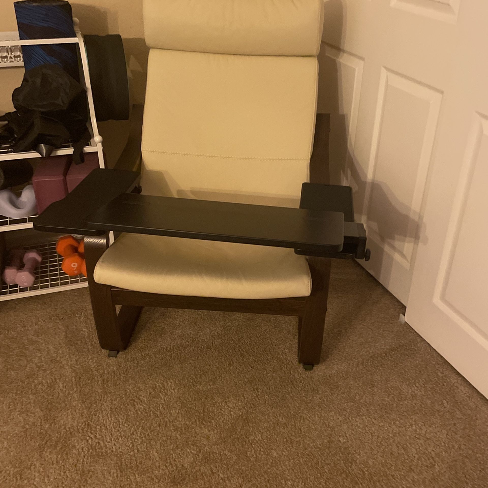 Chair With Built-in Desk (removable)