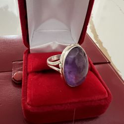 RING SIZE 7 925 REAL SILVER 