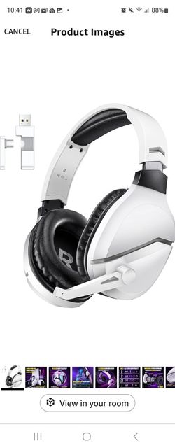 White Gaming Headphones