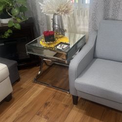 Big Sake Leather Sofa Bad 2 Chairs Coffee Table And Corner Table 